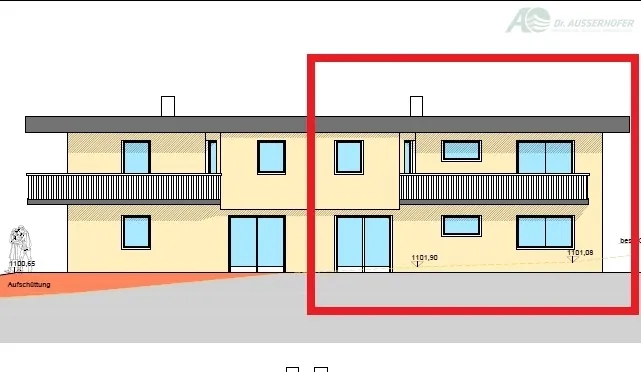 Baugrund für ein Eckreihenhaus im Ahrntal