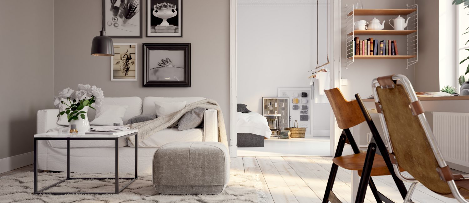 Kleines Altbau Apartment – small swedish vintage apartment downtown Gemütliches Wohnzimmer